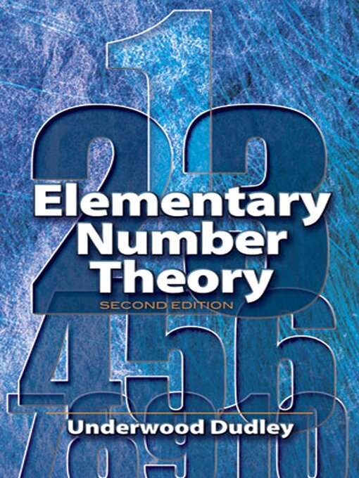 Title details for Elementary Number Theory by Underwood Dudley - Available